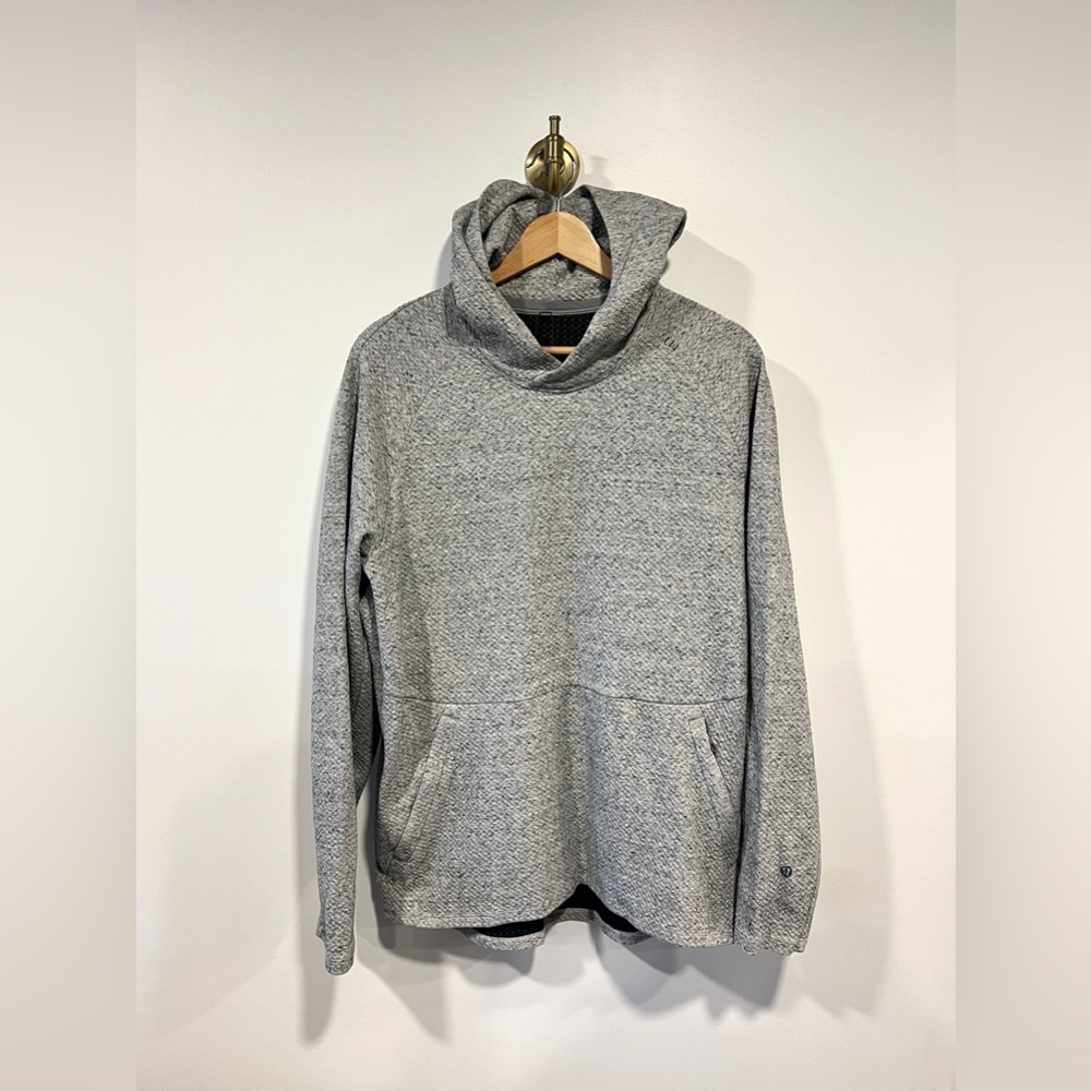 Men’s Lululemon At Ease Hoodie Textured Gray - Picture 6 of 6